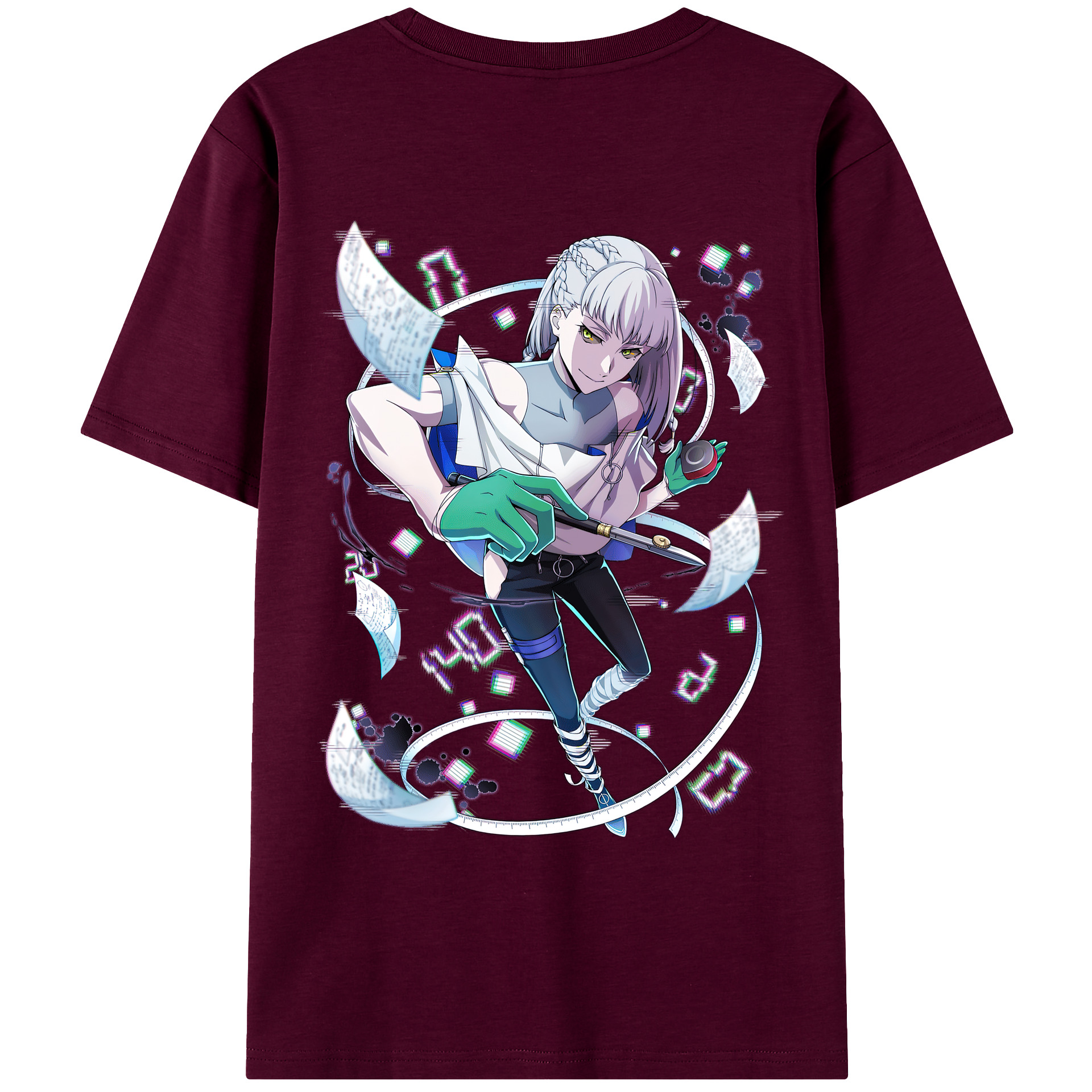 （画像用） 文豪ストレイドッグス Bungo Stray Dogs レディース半袖Tシャツ(バックプリント)